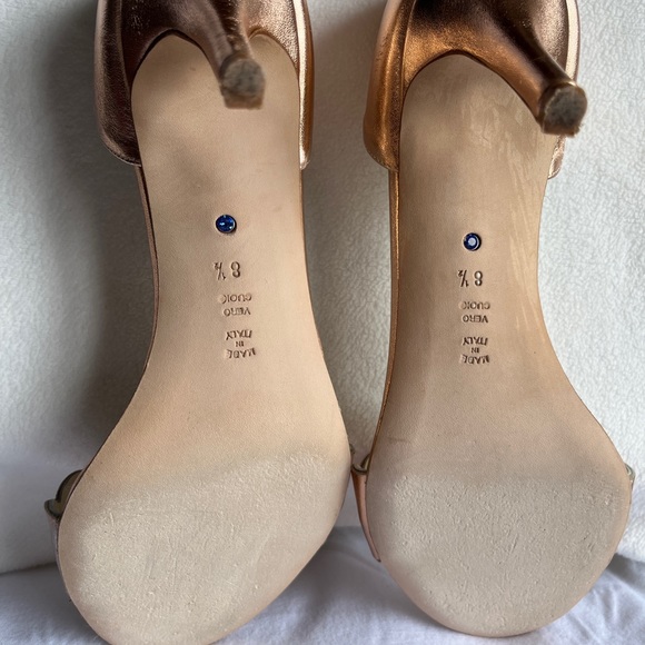 Something Bleu Catherine Rose Gold Metallic Pump size 8.5 - Picture 4 of 8